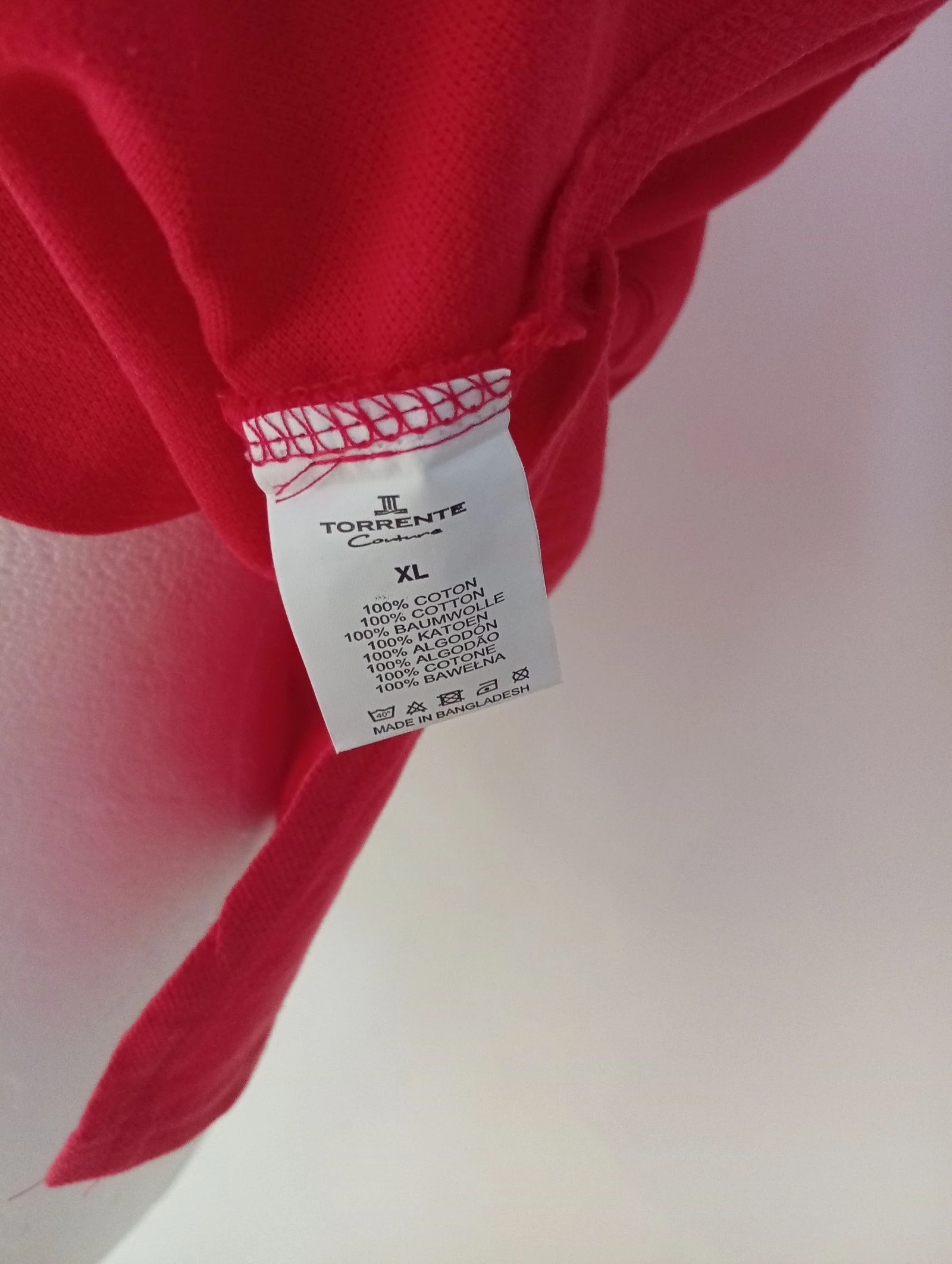 Vestido Polo con borde blanco y aberturas en la parte inferior 💯 algodón certificado de autenticidad – photo 6